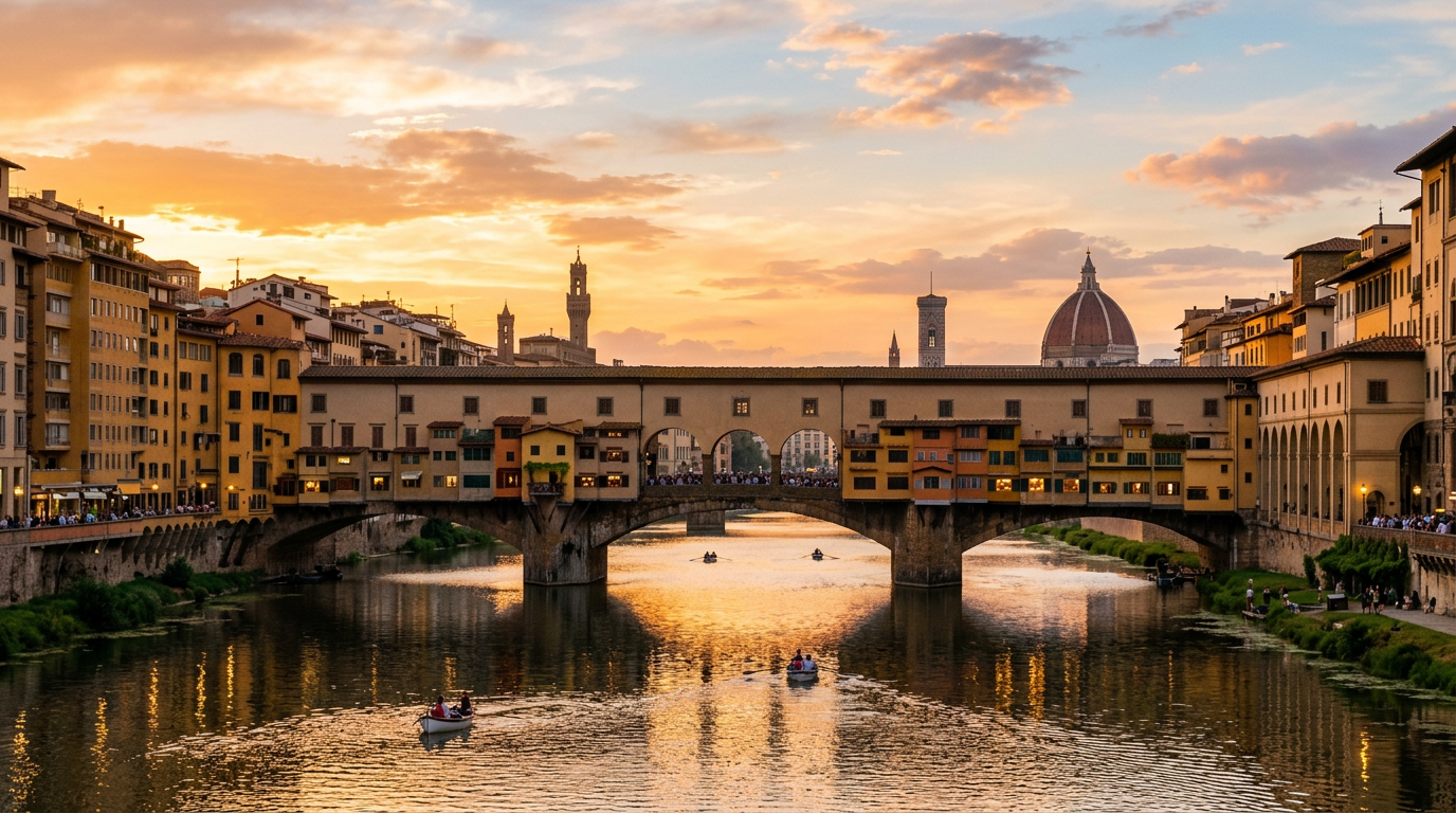 Ponte Vecchio e centro storico UNESCO